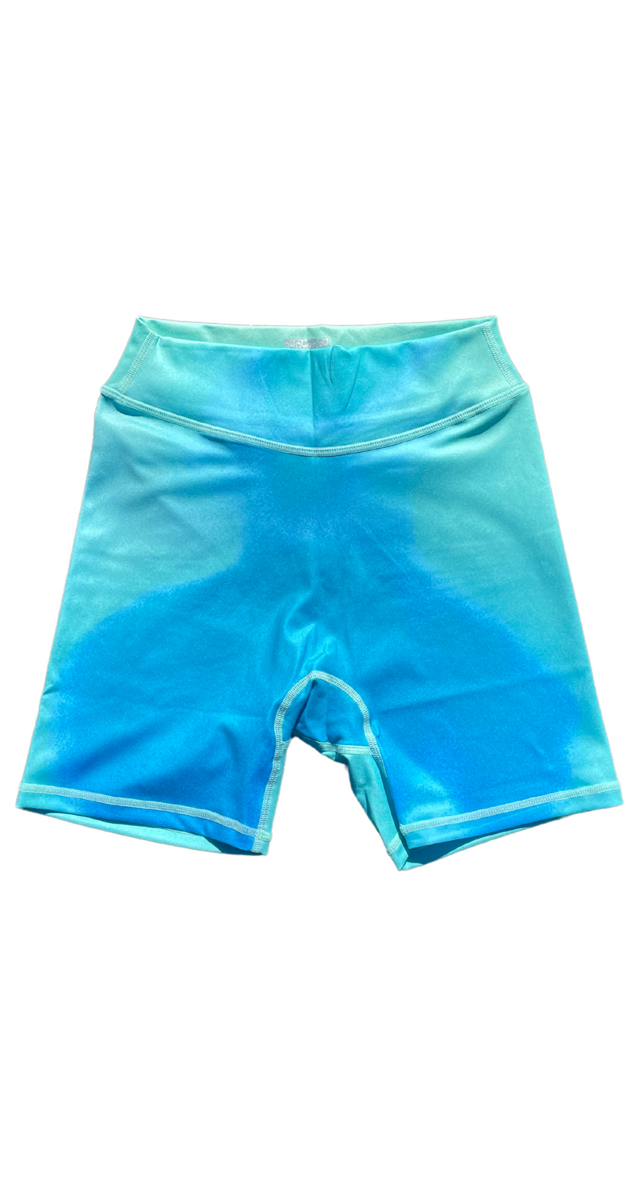 Aqua Biker Shorts