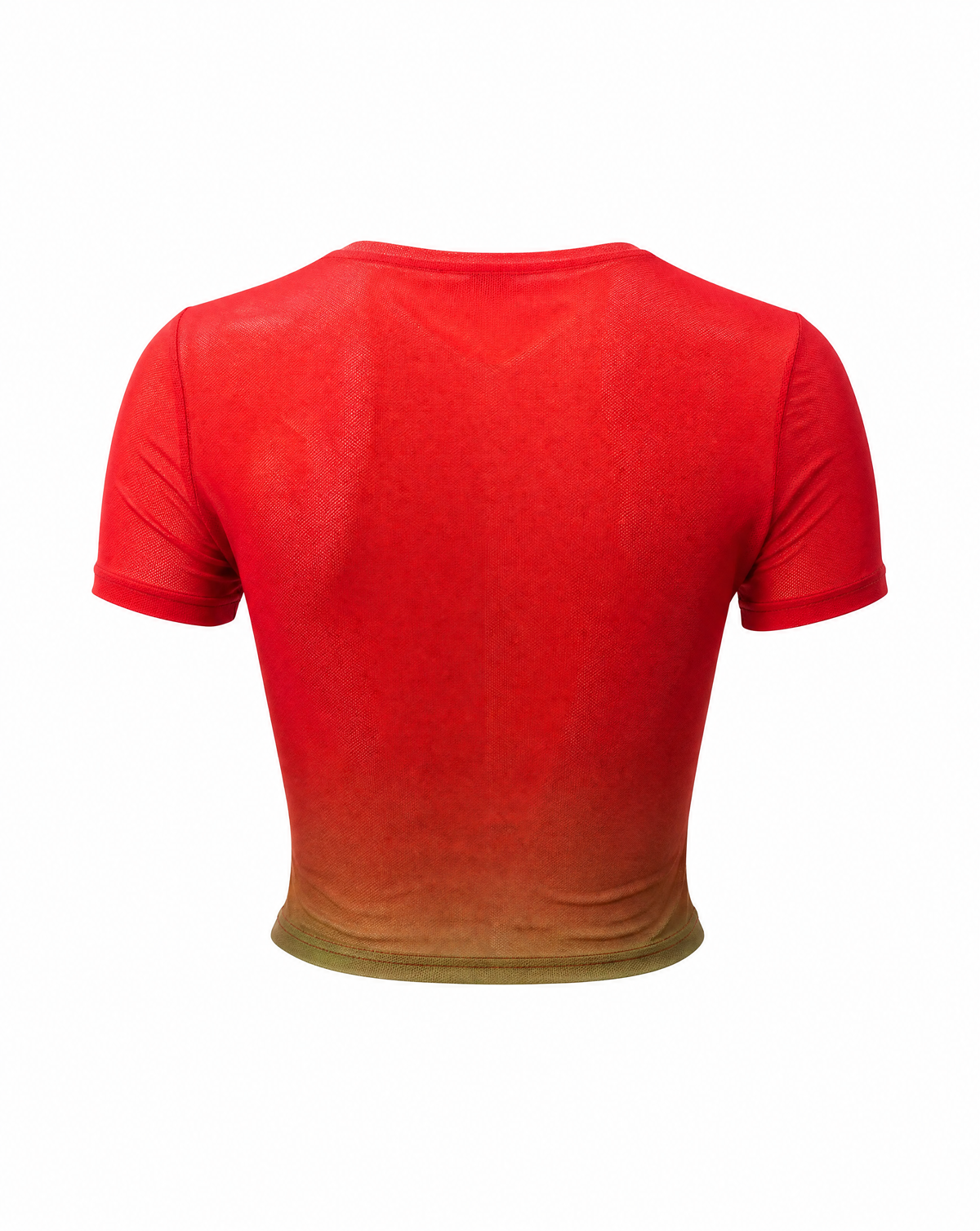 Carmine Mesh Top